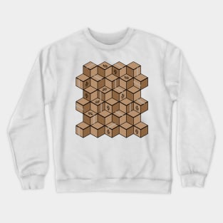 packing boxes (this side up) Crewneck Sweatshirt